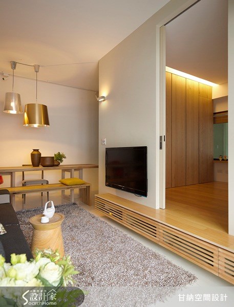 16坪新成屋(5年以下)＿混搭風客廳案例圖片＿甘納空間設計＿甘納_03之8