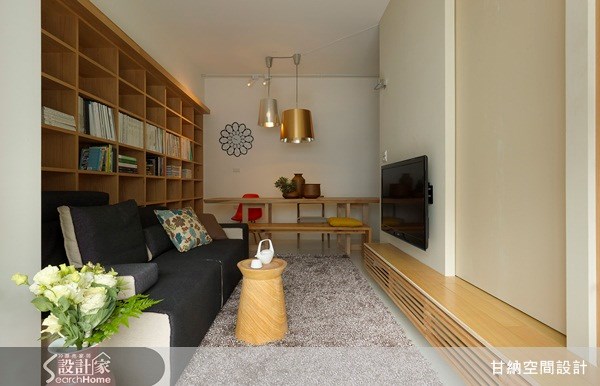 16坪新成屋(5年以下)＿混搭風客廳案例圖片＿甘納空間設計＿甘納_03之6