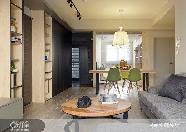 28坪新成屋(5年以下)＿休閒風客廳案例圖片＿甘納空間設計＿甘納_07之4