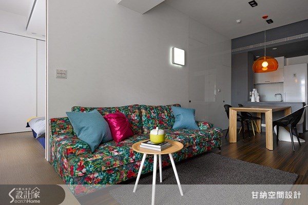 13坪新成屋(5年以下)＿混搭風客廳案例圖片＿甘納空間設計＿甘納_12之6