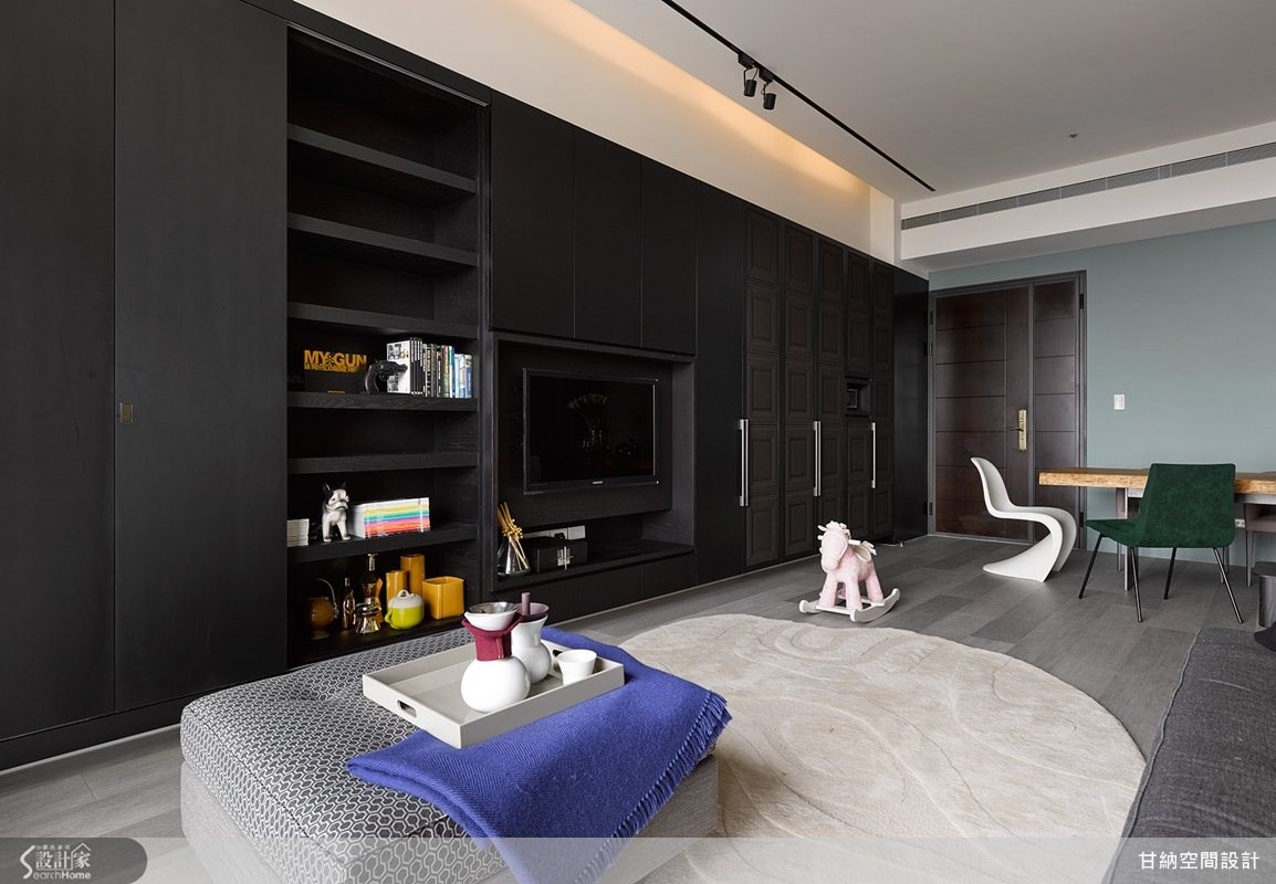 27坪新成屋(5年以下)＿混搭風客廳案例圖片＿甘納空間設計＿甘納_13之2