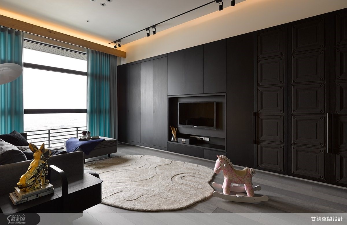 27坪新成屋(5年以下)＿混搭風客廳案例圖片＿甘納空間設計＿甘納_13之5