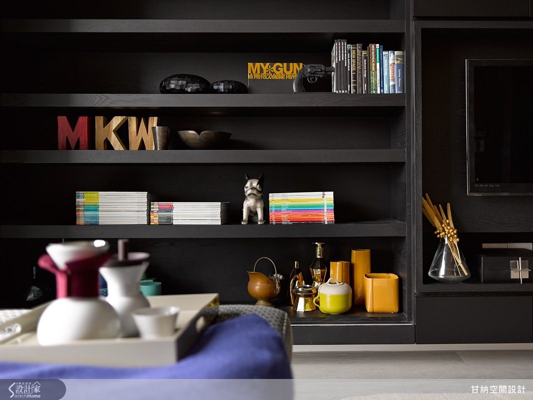 27坪新成屋(5年以下)＿混搭風客廳案例圖片＿甘納空間設計＿甘納_13之9