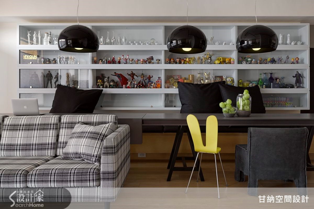20坪新成屋(5年以下)＿混搭風客廳案例圖片＿甘納空間設計＿甘納_14之6