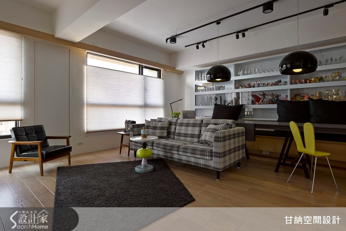 20坪新成屋(5年以下)＿混搭風客廳案例圖片＿甘納空間設計＿甘納_14之15