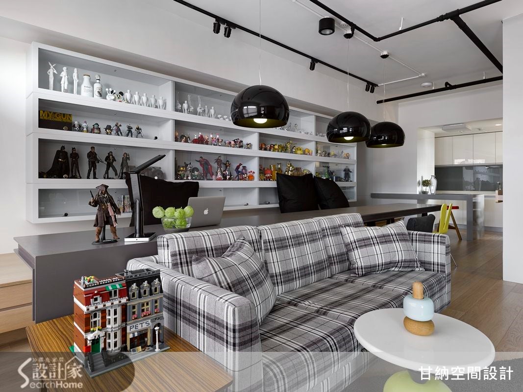 20坪新成屋(5年以下)＿混搭風客廳案例圖片＿甘納空間設計＿甘納_14之8