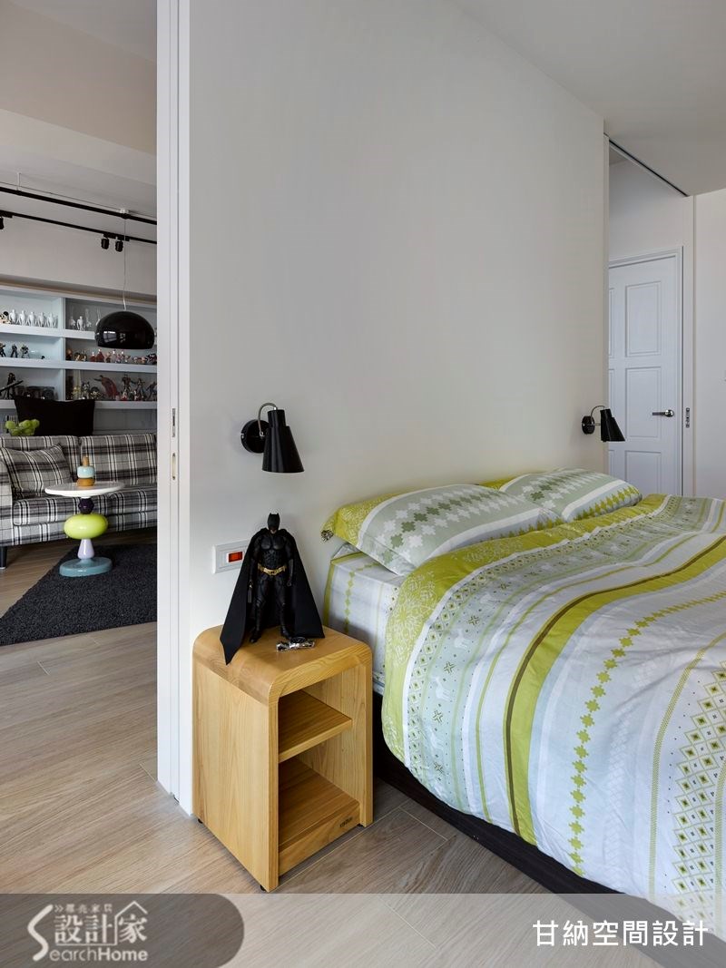20坪新成屋(5年以下)＿混搭風臥室案例圖片＿甘納空間設計＿甘納_14之17