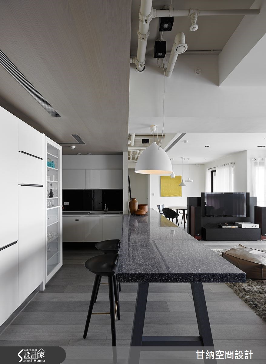 37坪新成屋(5年以下)＿混搭風餐廳吧檯案例圖片＿甘納空間設計＿甘納_11之2