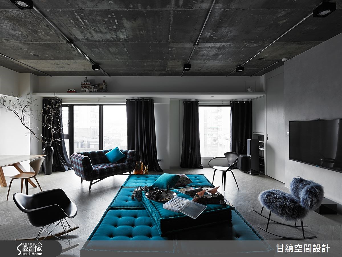 48坪新成屋(5年以下)＿混搭風客廳案例圖片＿甘納空間設計＿甘納_18之3