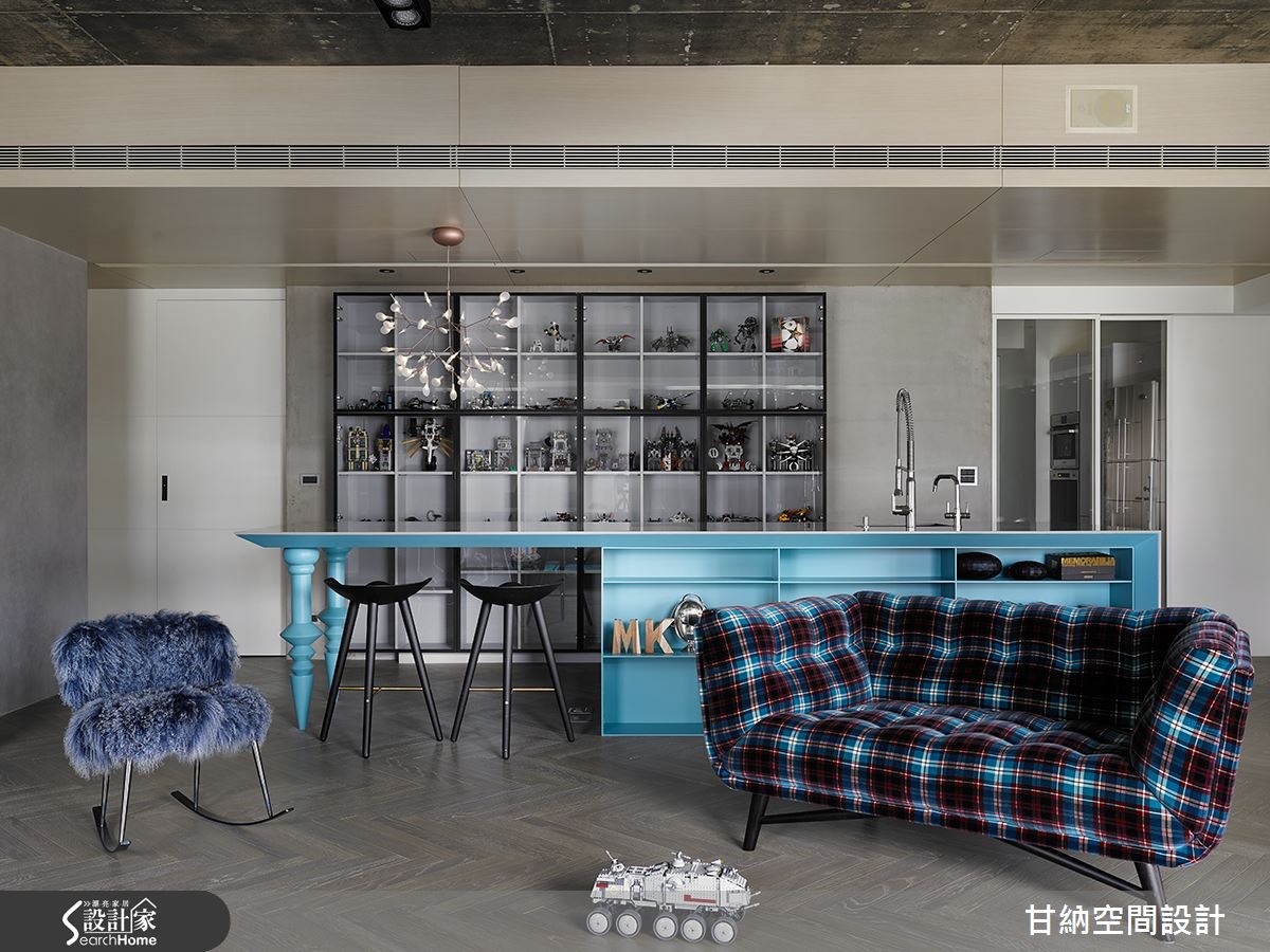 48坪新成屋(5年以下)＿混搭風客廳案例圖片＿甘納空間設計＿甘納_18之5