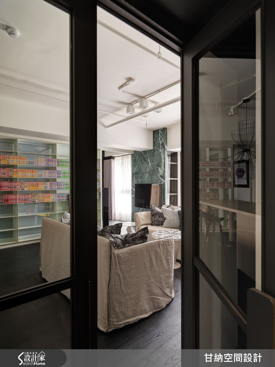 30坪新成屋(5年以下)＿混搭風玄關案例圖片＿甘納空間設計＿甘納_19之2
