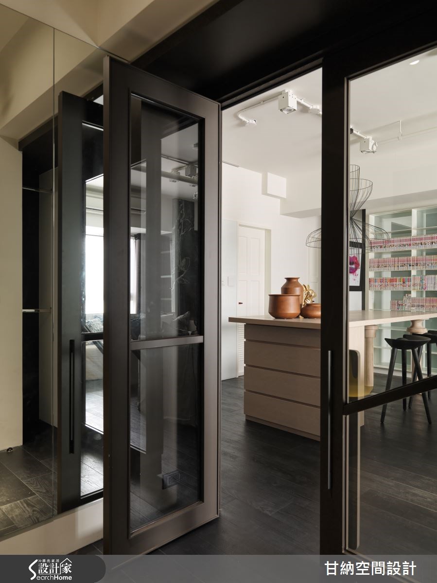 30坪新成屋(5年以下)＿混搭風玄關案例圖片＿甘納空間設計＿甘納_19之3