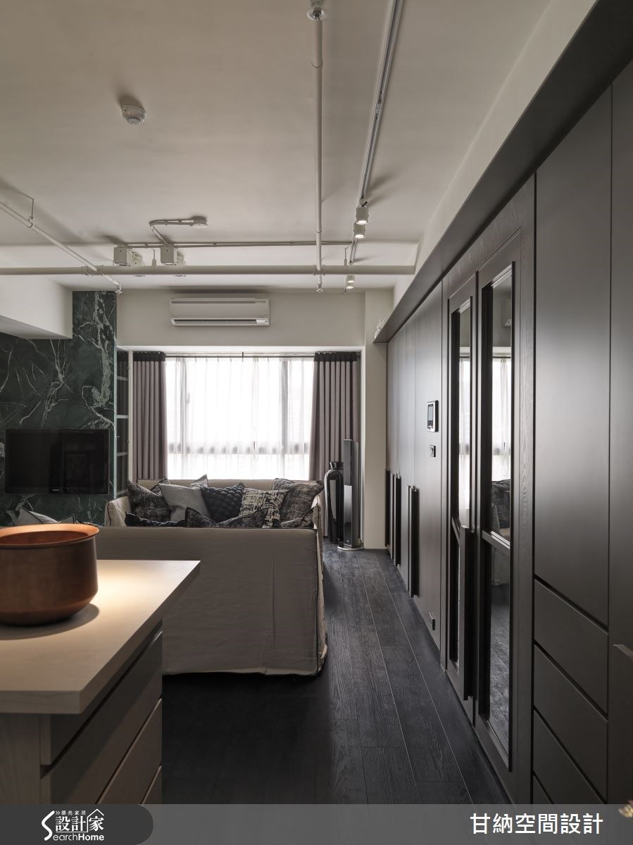 30坪新成屋(5年以下)＿混搭風客廳案例圖片＿甘納空間設計＿甘納_19之12