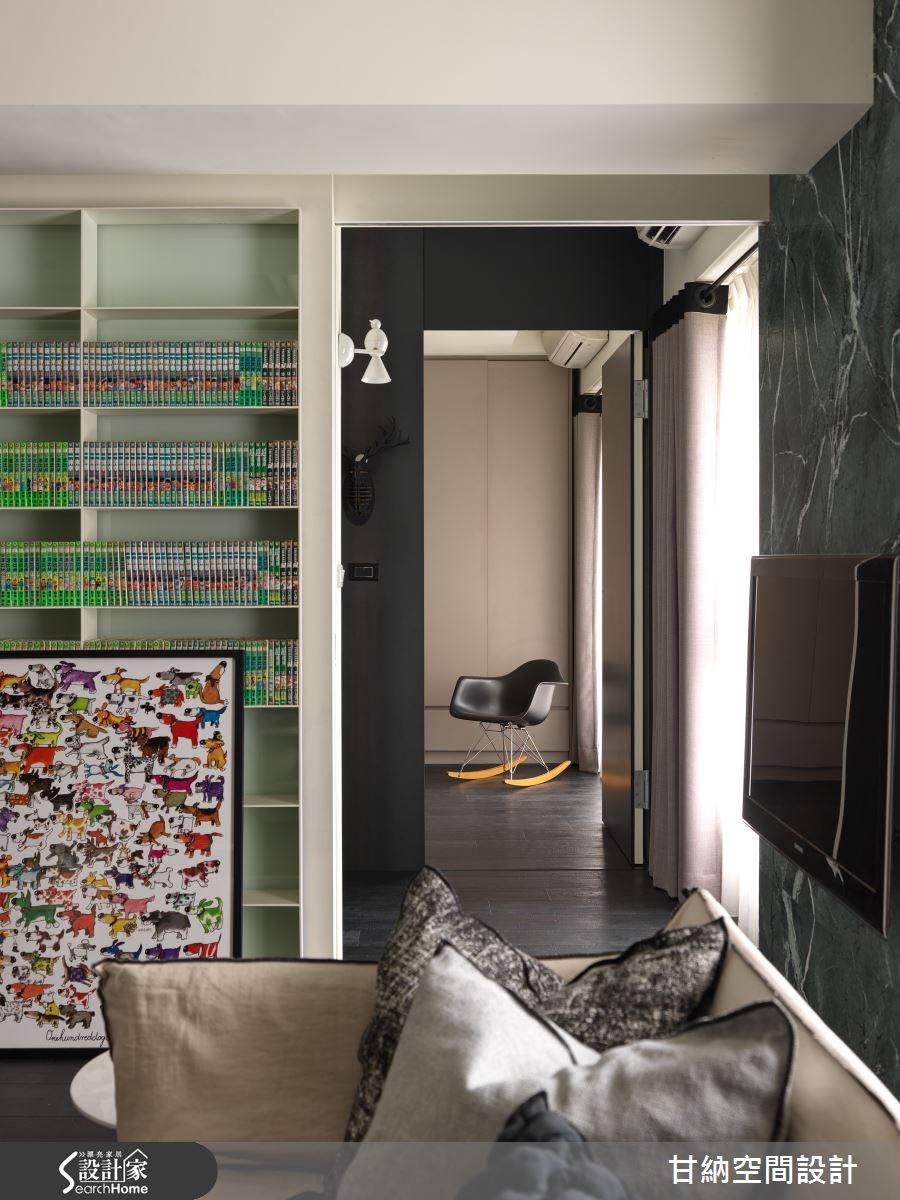 30坪新成屋(5年以下)＿混搭風客廳案例圖片＿甘納空間設計＿甘納_19之16