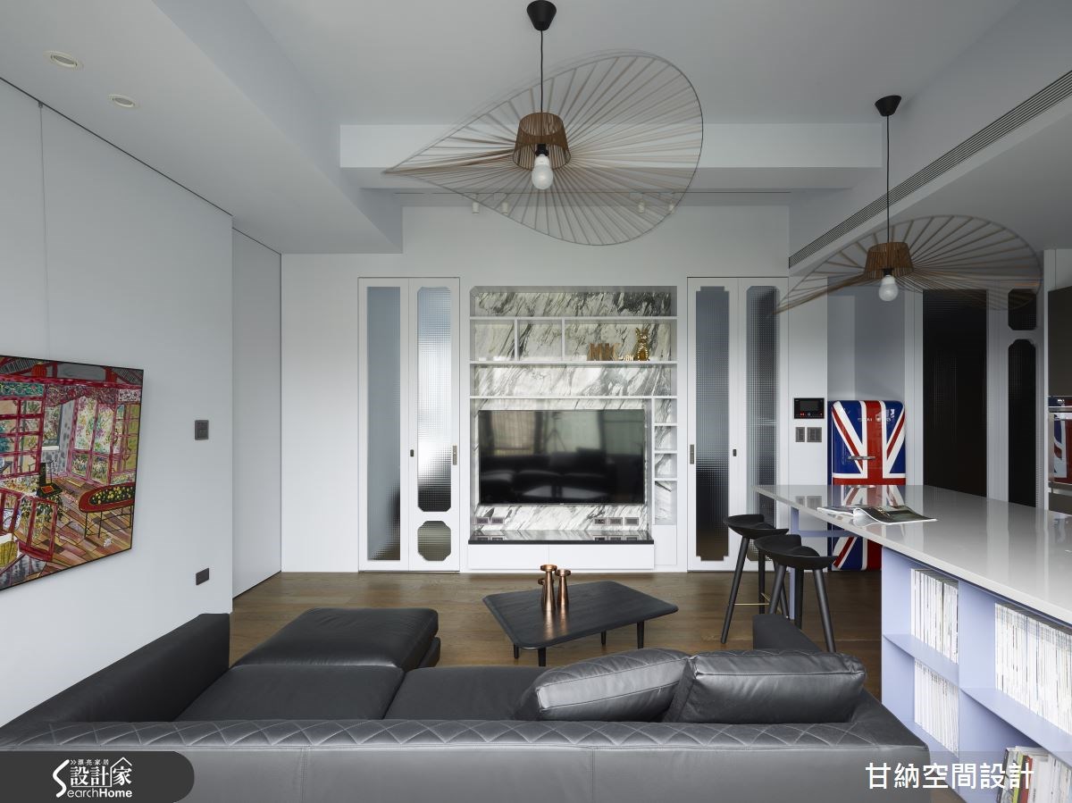 22坪新成屋(5年以下)＿混搭風客廳案例圖片＿甘納空間設計＿甘納_22之2