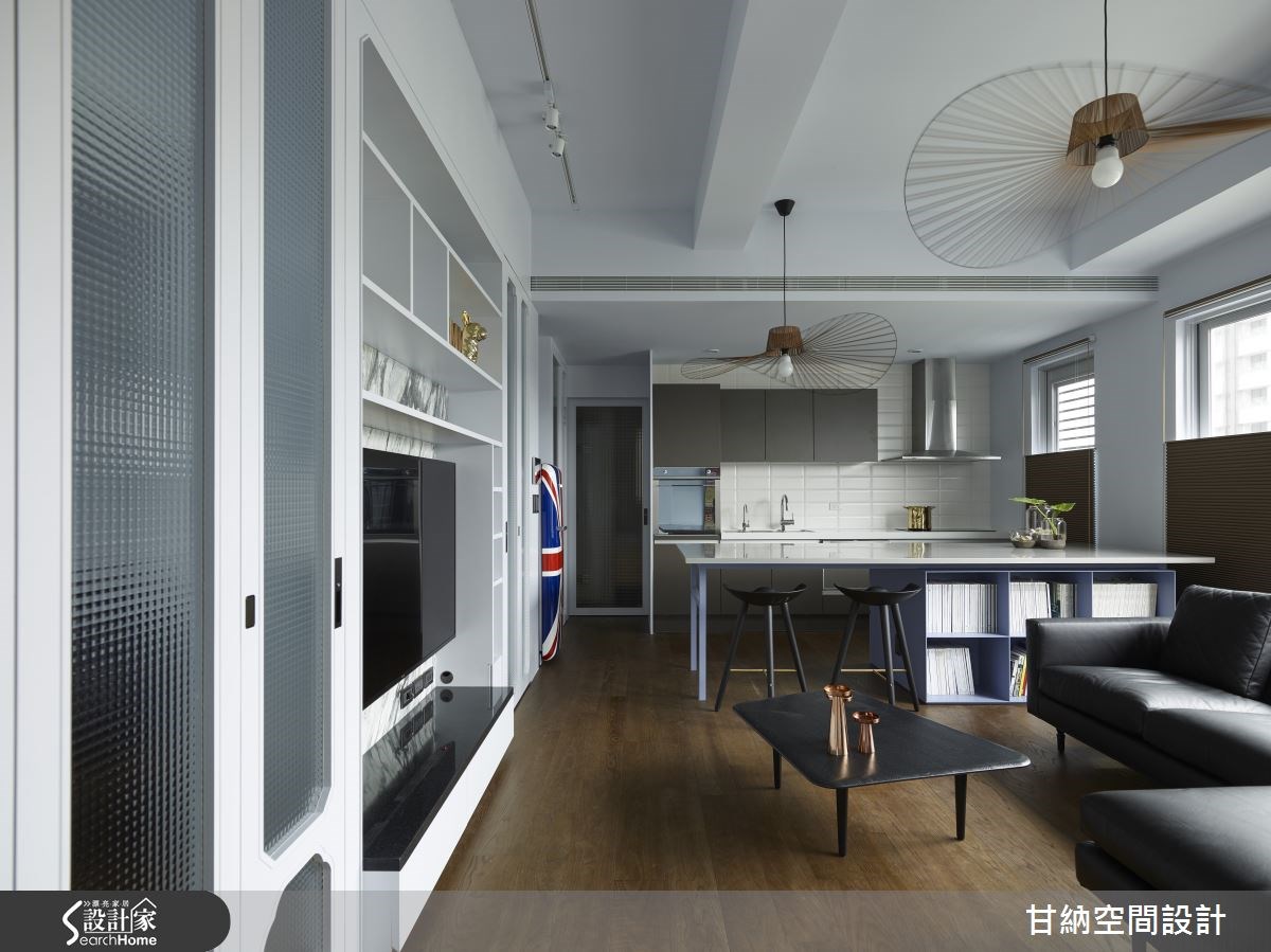 22坪新成屋(5年以下)＿混搭風客廳案例圖片＿甘納空間設計＿甘納_22之3