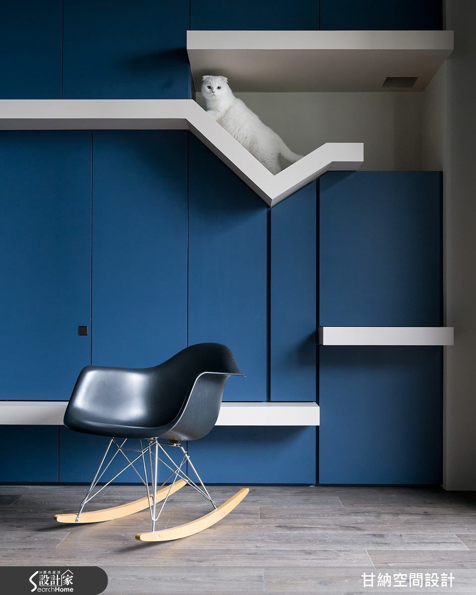 19坪新成屋(5年以下)＿混搭風客廳寵物案例圖片＿甘納空間設計＿甘納_24之3
