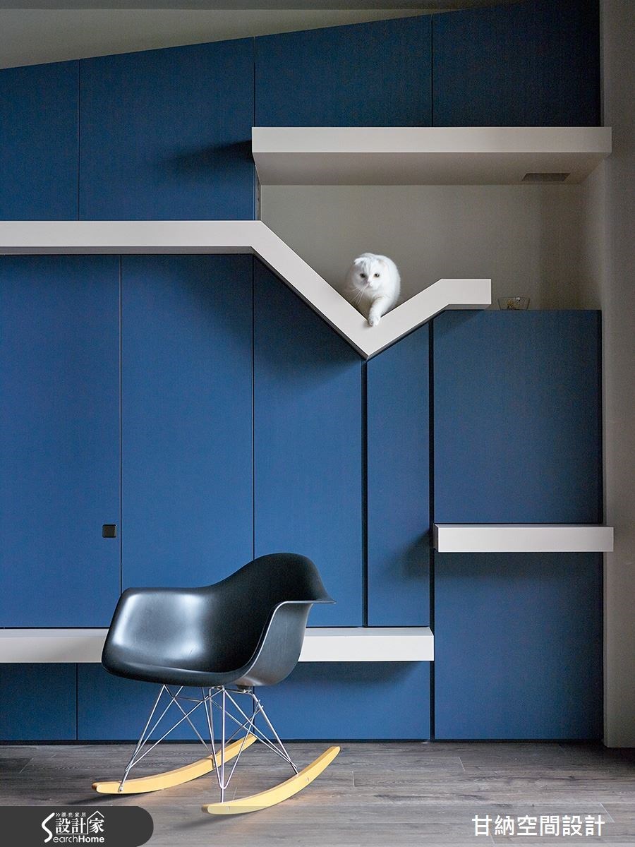 19坪新成屋(5年以下)＿混搭風客廳寵物案例圖片＿甘納空間設計＿甘納_24之4
