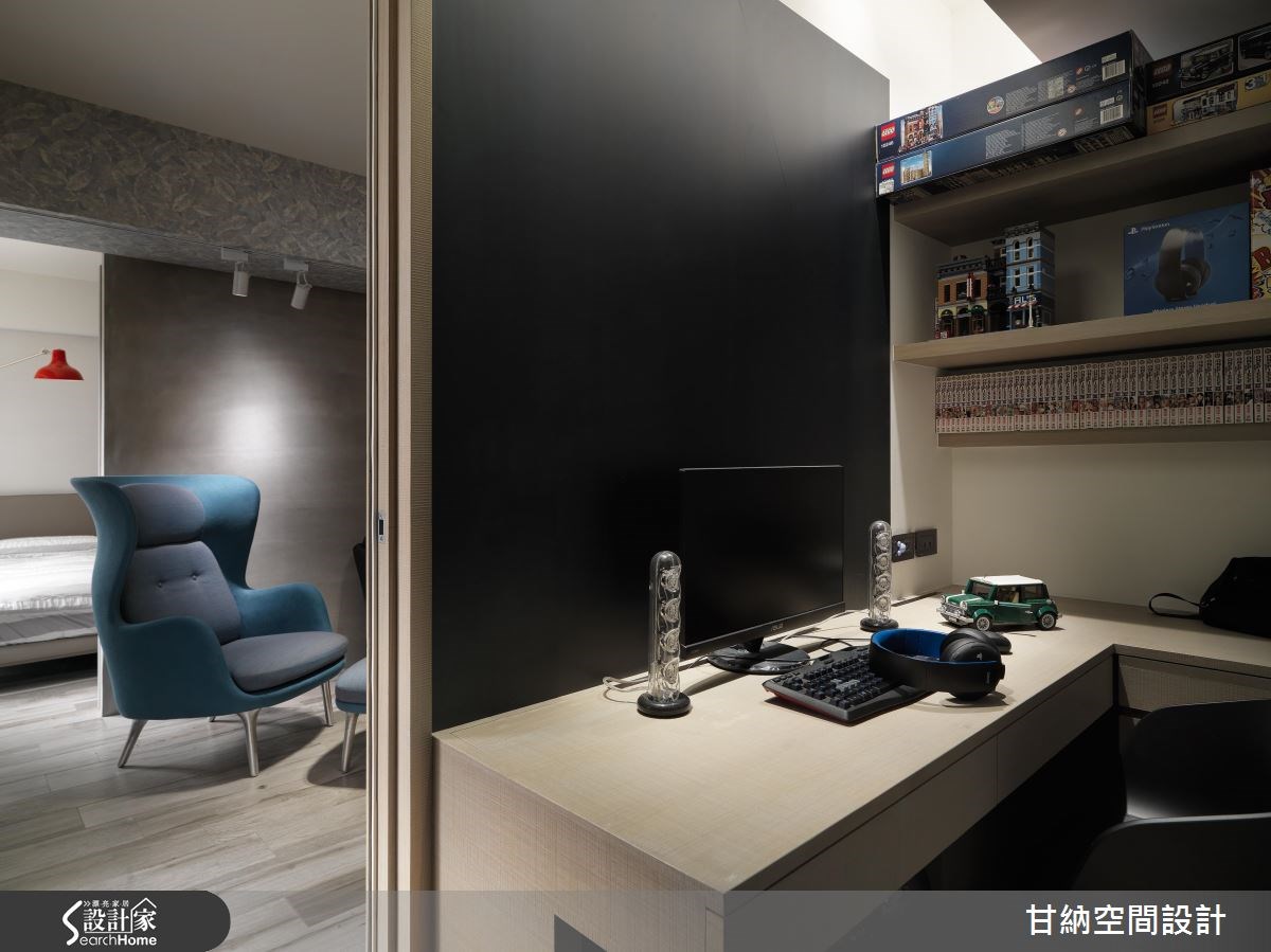 26坪老屋(16~30年)＿混搭風書房案例圖片＿甘納空間設計＿甘納_28之16