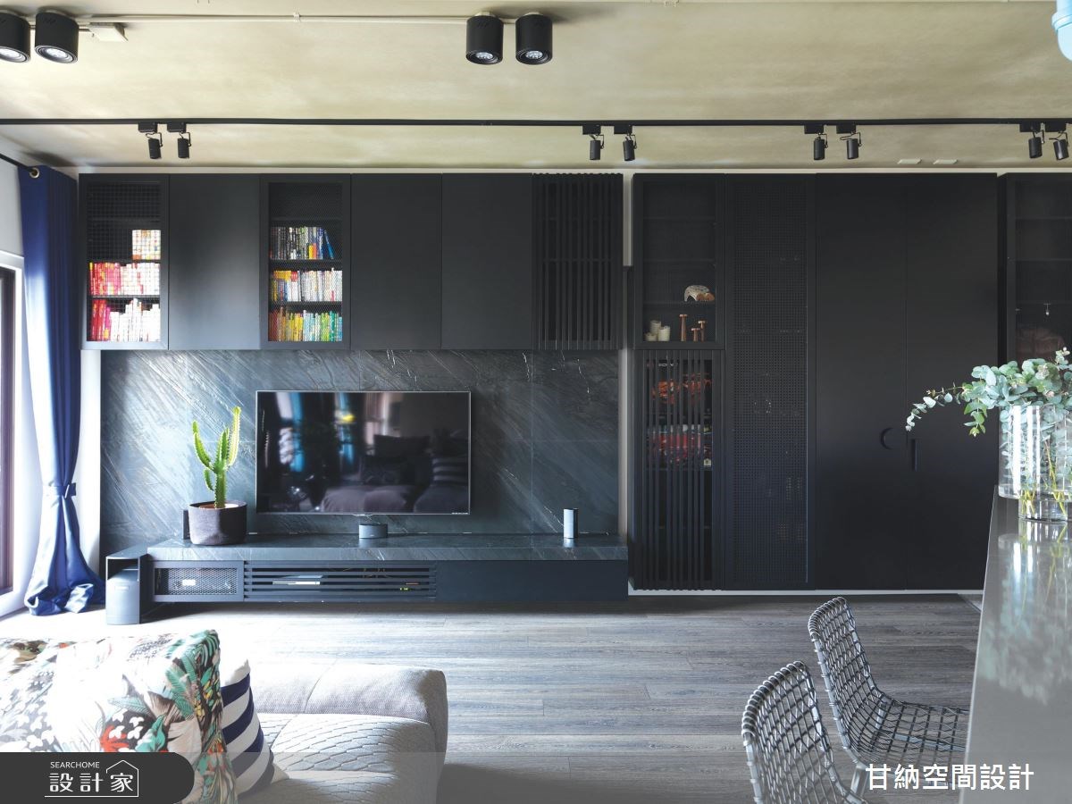 34坪新成屋(5年以下)＿工業風客廳案例圖片＿甘納空間設計＿甘納_29之5