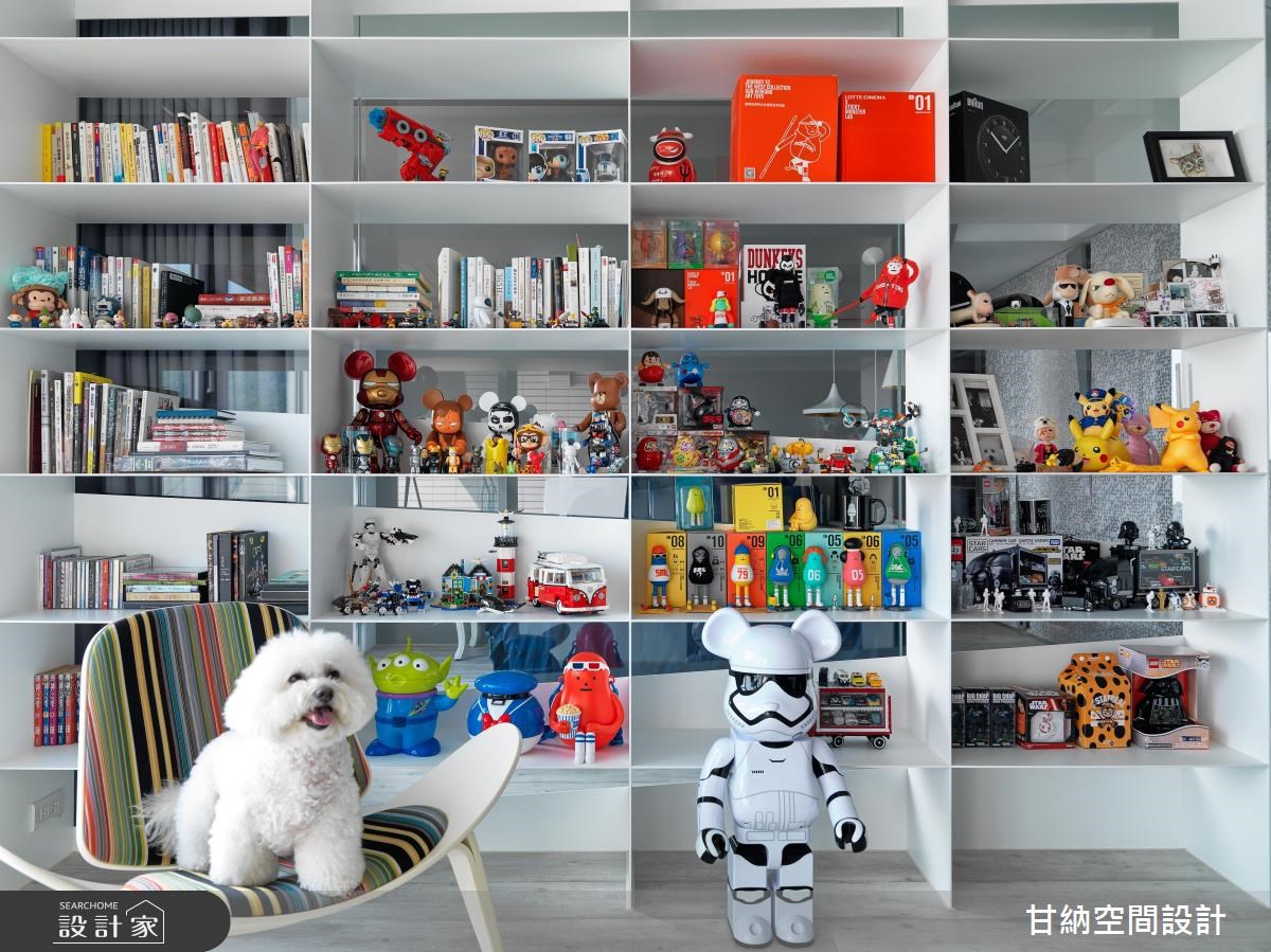 30坪新成屋(5年以下)＿混搭風客廳案例圖片＿甘納空間設計＿甘納_30之4