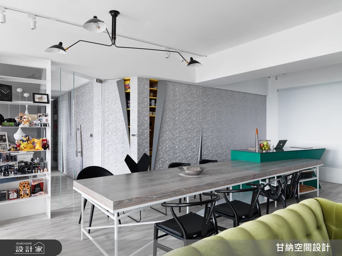 30坪新成屋(5年以下)＿混搭風餐廳案例圖片＿甘納空間設計＿甘納_30之5