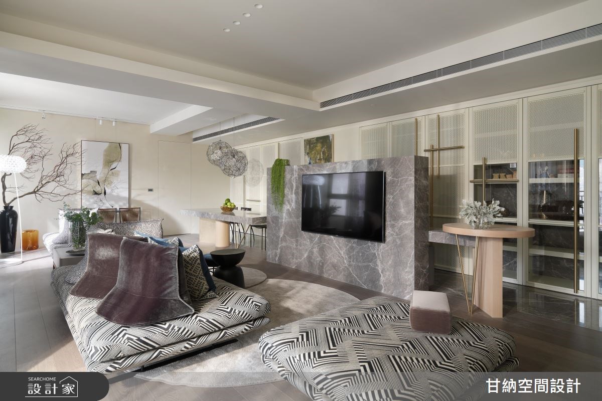42坪新成屋(5年以下)＿混搭風客廳案例圖片＿甘納空間設計＿甘納_31之2