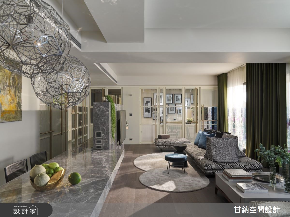 42坪新成屋(5年以下)＿混搭風客廳案例圖片＿甘納空間設計＿甘納_31之8