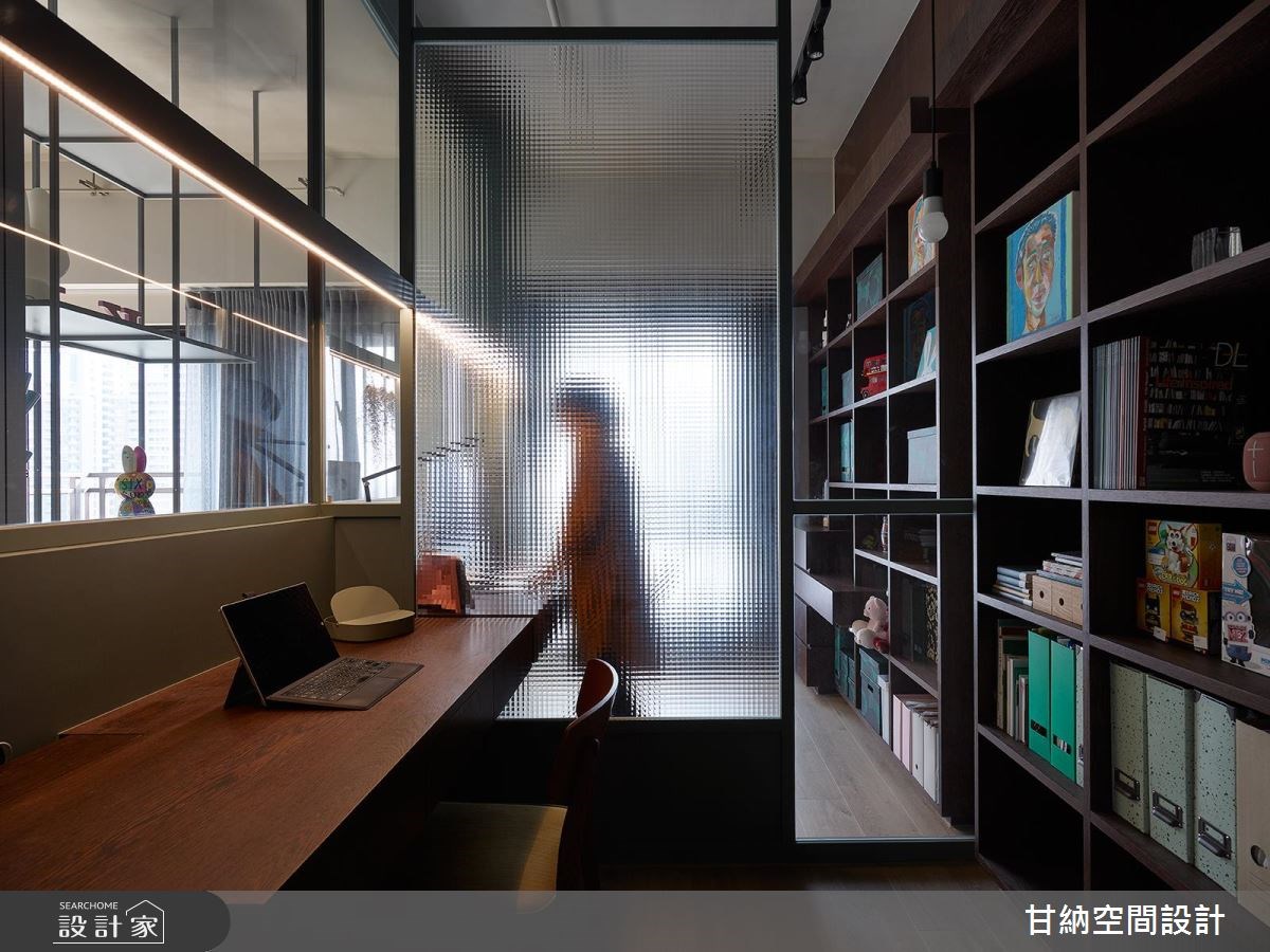 44坪新成屋(5年以下)＿混搭風工作區案例圖片＿甘納空間設計＿甘納_34之4