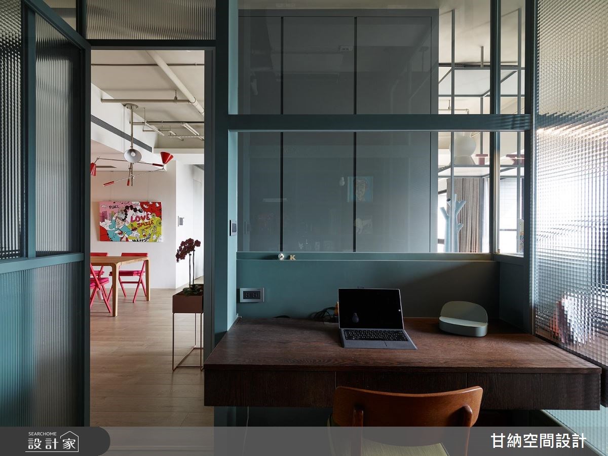 44坪新成屋(5年以下)＿混搭風工作區案例圖片＿甘納空間設計＿甘納_34之5