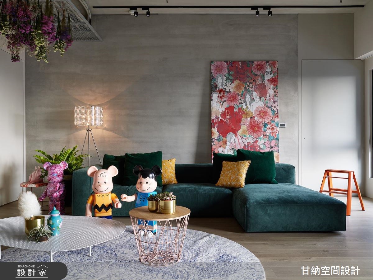 44坪新成屋(5年以下)＿混搭風客廳案例圖片＿甘納空間設計＿甘納_34之13