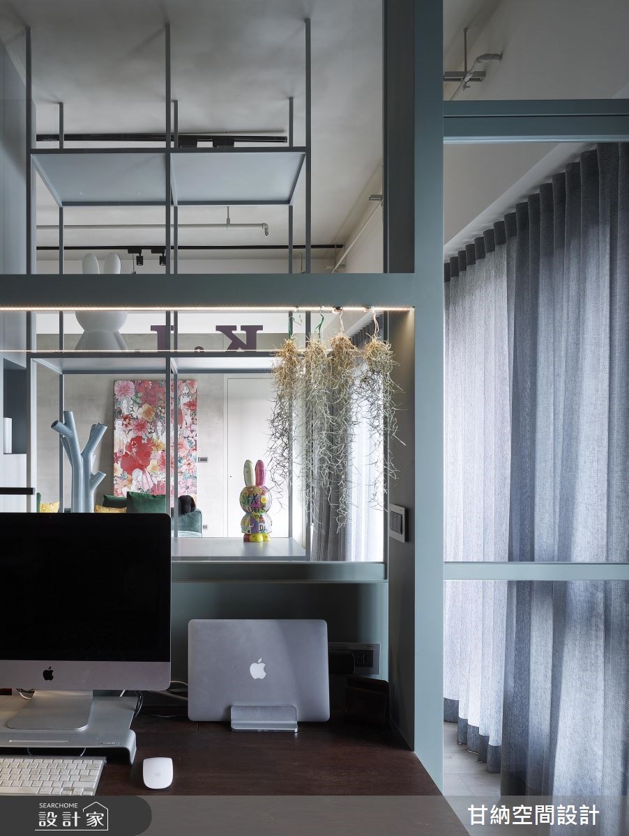 44坪新成屋(5年以下)＿混搭風工作區案例圖片＿甘納空間設計＿甘納_34之6