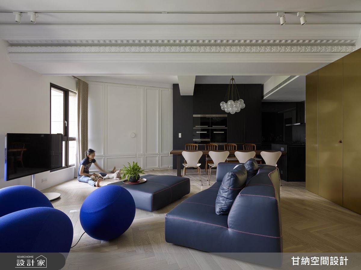 23坪新成屋(5年以下)＿混搭風客廳案例圖片＿甘納空間設計＿甘納_35之1