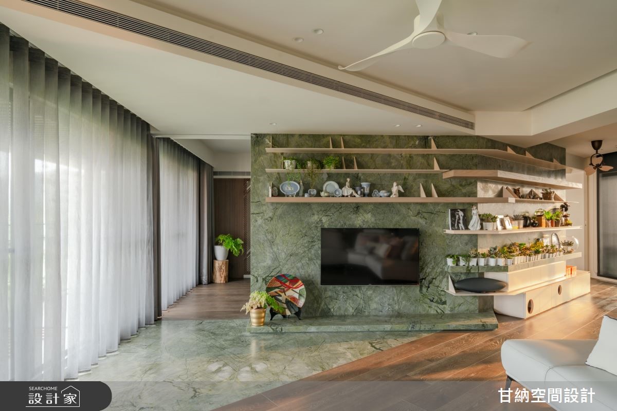 48坪新成屋(5年以下)＿混搭風客廳案例圖片＿甘納空間設計＿甘納_37之8