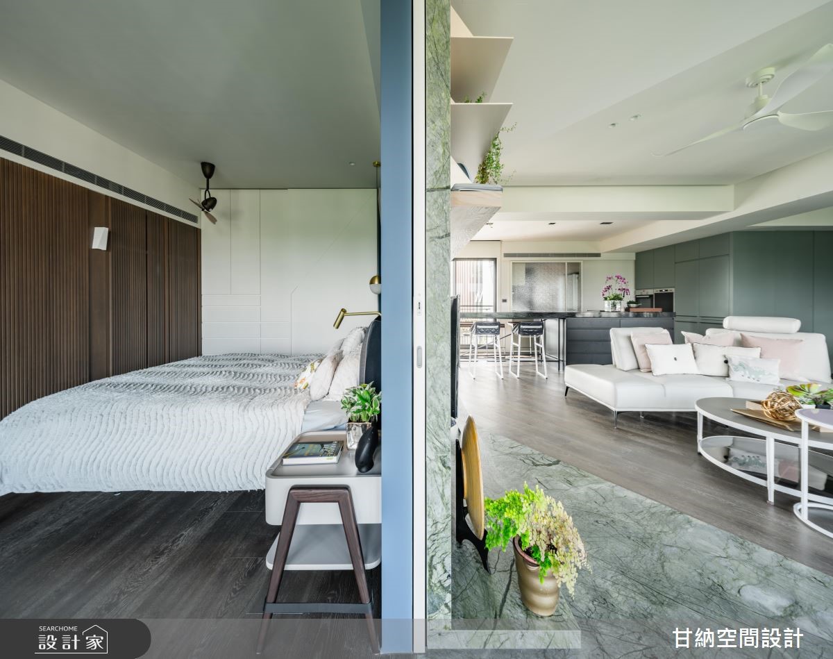 48坪新成屋(5年以下)＿混搭風客廳客房案例圖片＿甘納空間設計＿甘納_37之9