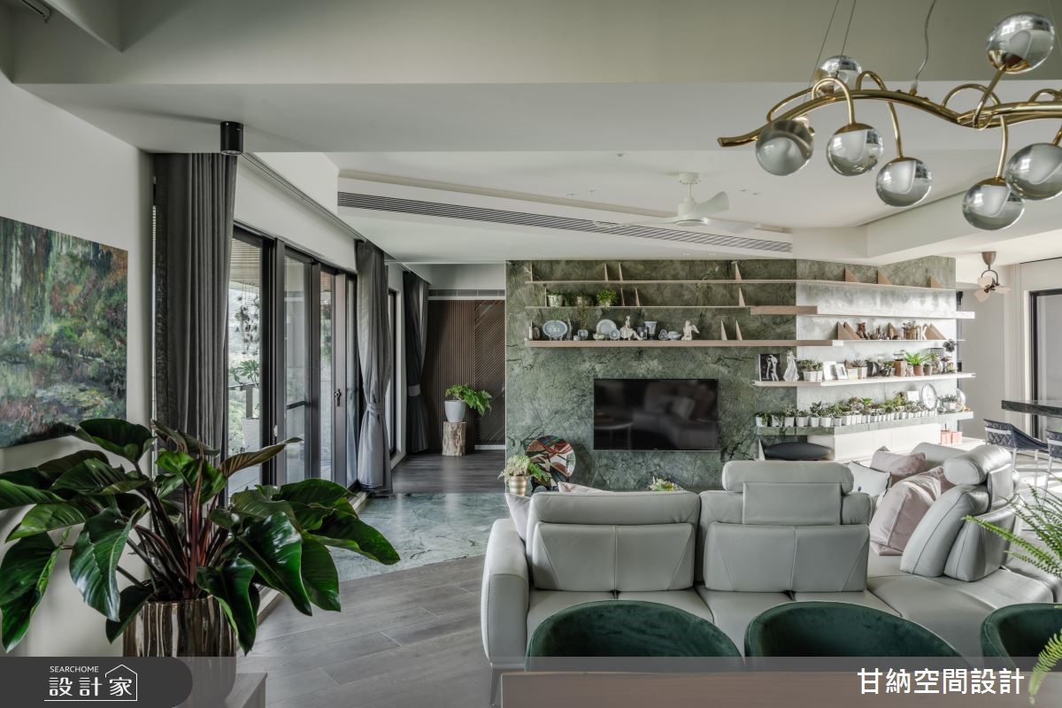 48坪新成屋(5年以下)＿混搭風客廳案例圖片＿甘納空間設計＿甘納_37之7