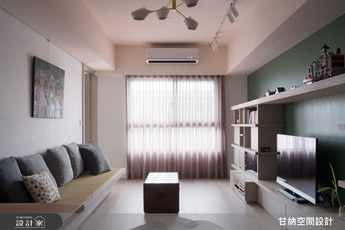 24坪新成屋(5年以下)＿混搭風客廳案例圖片＿甘納空間設計＿甘納_41之4