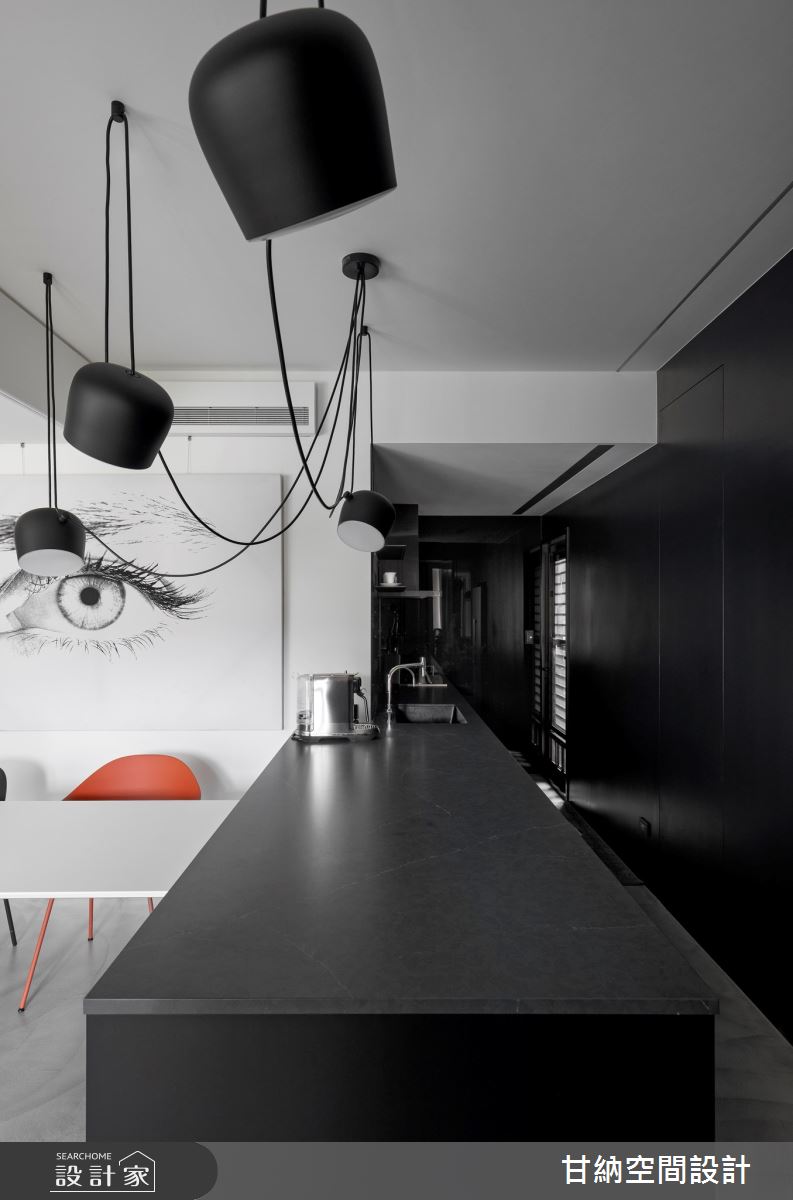 23坪新成屋(5年以下)＿現代風餐廳吧檯案例圖片＿甘納空間設計＿甘納_47之7