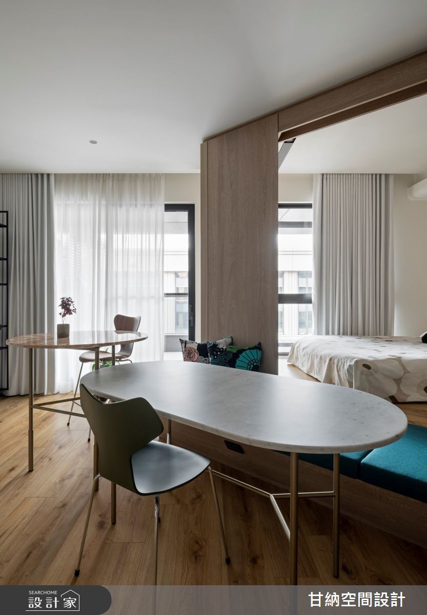 12坪新成屋(5年以下)＿混搭風客廳餐廳案例圖片＿甘納空間設計＿甘納_43之12