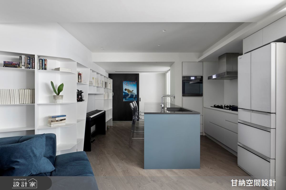 23坪老屋(31~40年)＿現代風廚房中島案例圖片＿甘納空間設計＿甘納_44之9