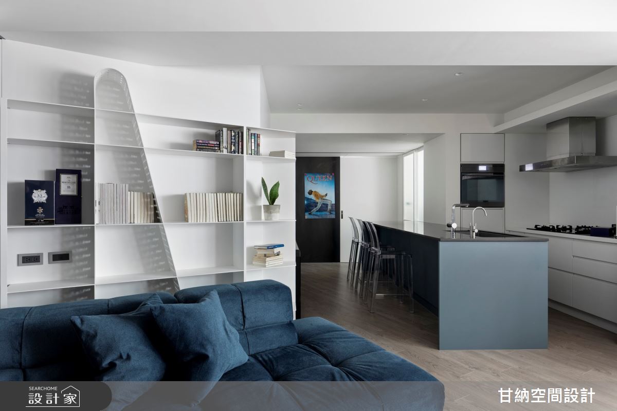 23坪老屋(31~40年)＿現代風客廳中島案例圖片＿甘納空間設計＿甘納_44之7