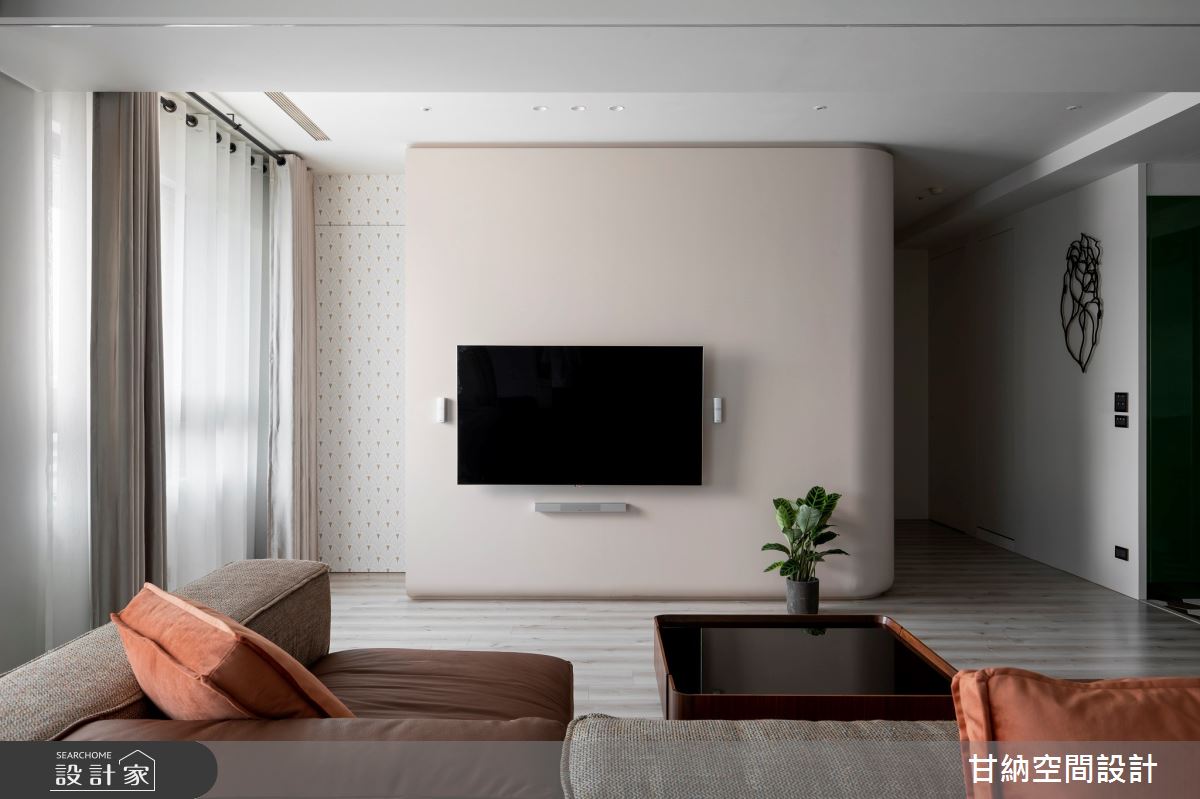46坪新成屋(5年以下)＿混搭風客廳案例圖片＿甘納空間設計＿甘納_45之8