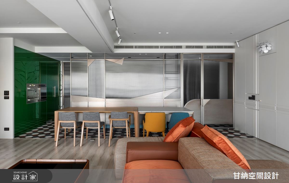 46坪新成屋(5年以下)＿混搭風客廳餐廳案例圖片＿甘納空間設計＿甘納_45之3