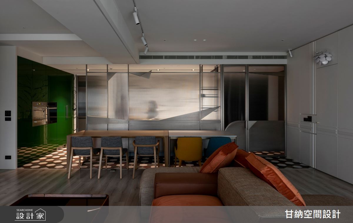 46坪新成屋(5年以下)＿混搭風客廳案例圖片＿甘納空間設計＿甘納_45之4