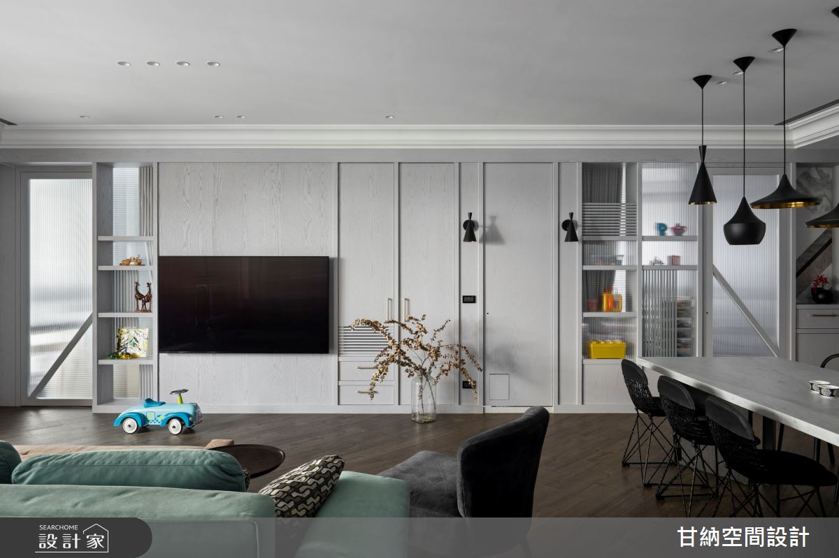 38坪新成屋(5年以下)＿混搭風客廳餐廳案例圖片＿甘納空間設計＿甘納_46之11