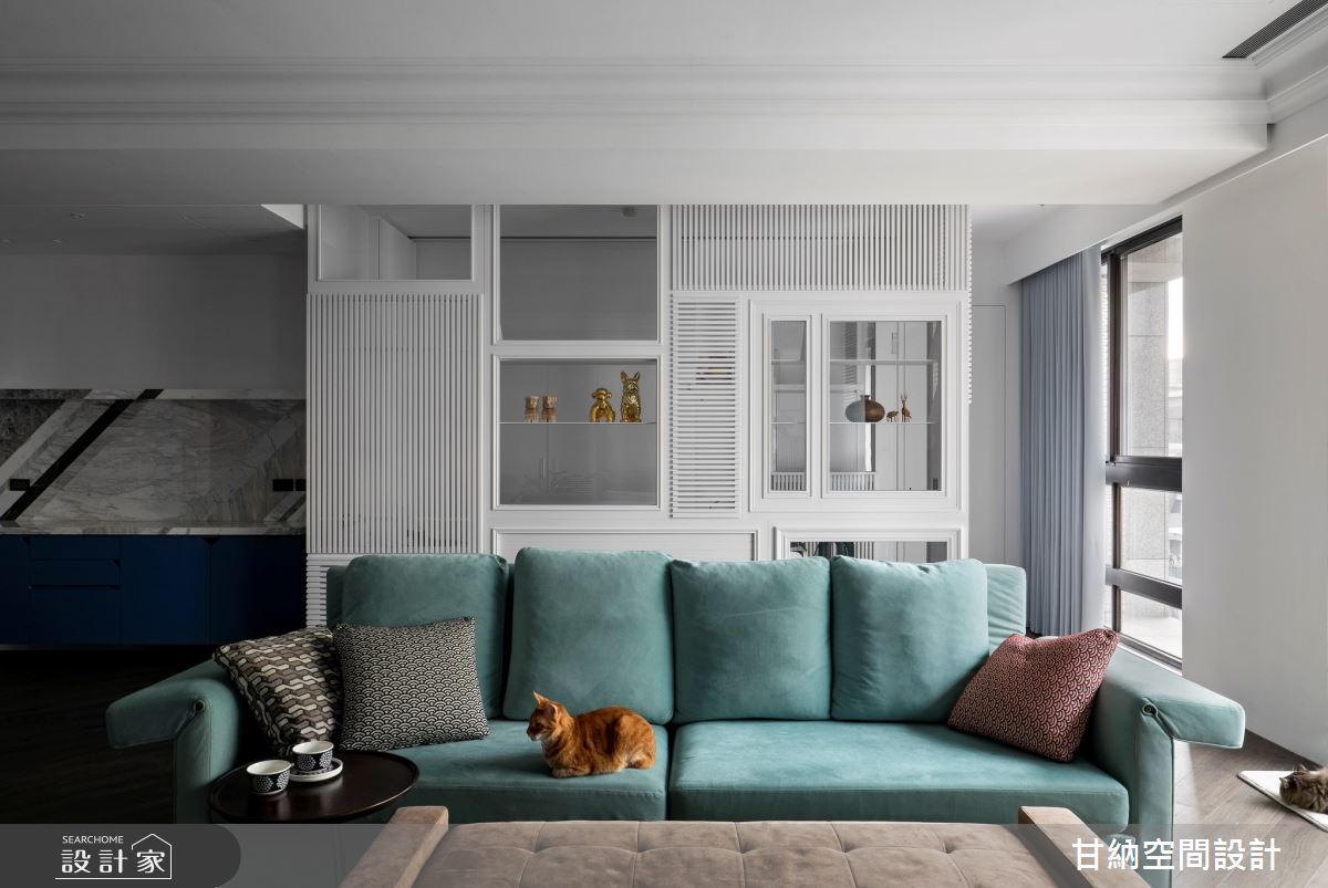 38坪新成屋(5年以下)＿混搭風客廳案例圖片＿甘納空間設計＿甘納_46之10