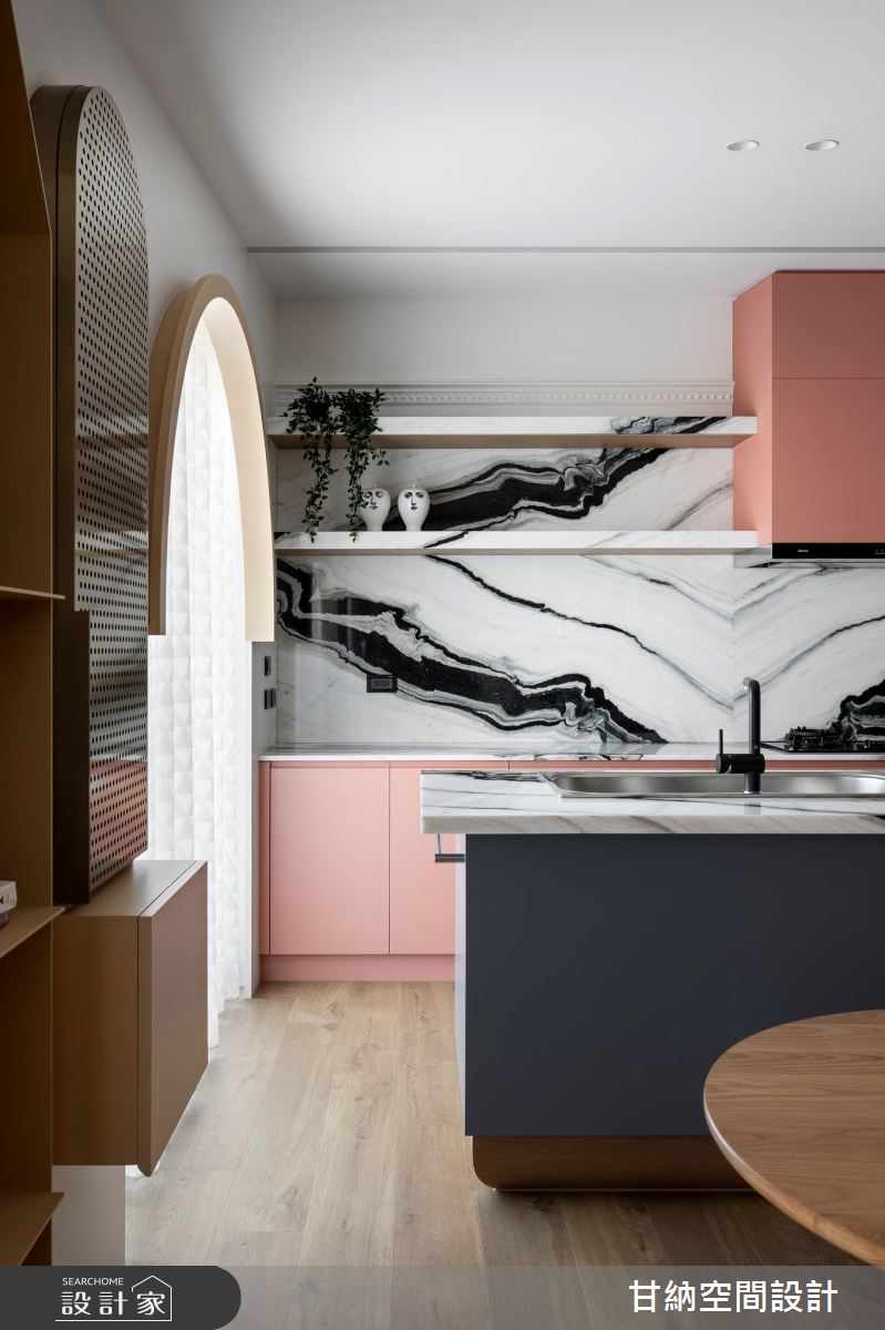 25坪新成屋(5年以下)＿混搭風廚房案例圖片＿甘納空間設計＿甘納_50之4