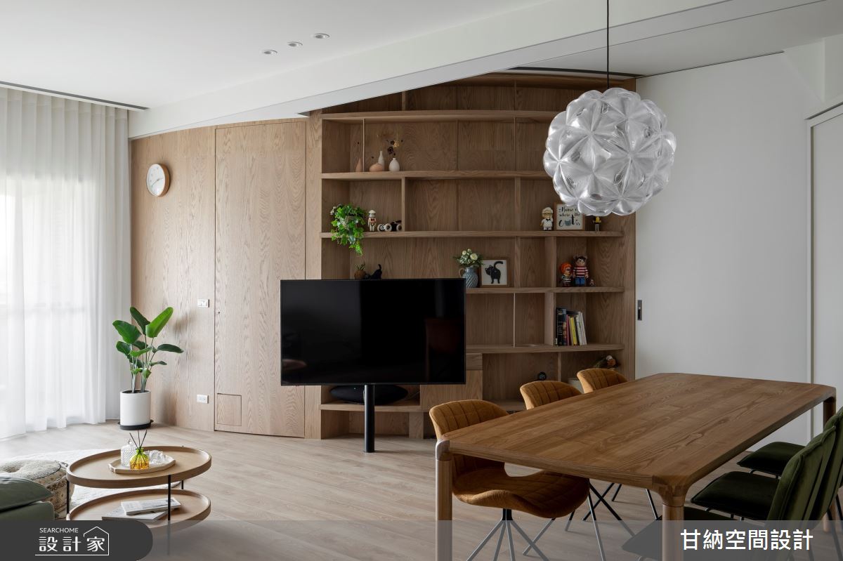 25坪新成屋(5年以下)＿北歐風客廳餐廳案例圖片＿甘納空間設計＿甘納_52之13