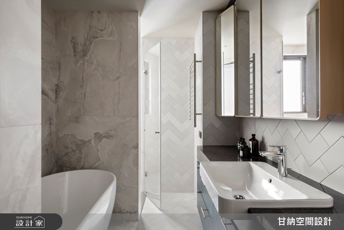 33坪新成屋(5年以下)＿混搭風浴室案例圖片＿甘納空間設計＿甘納_59之29