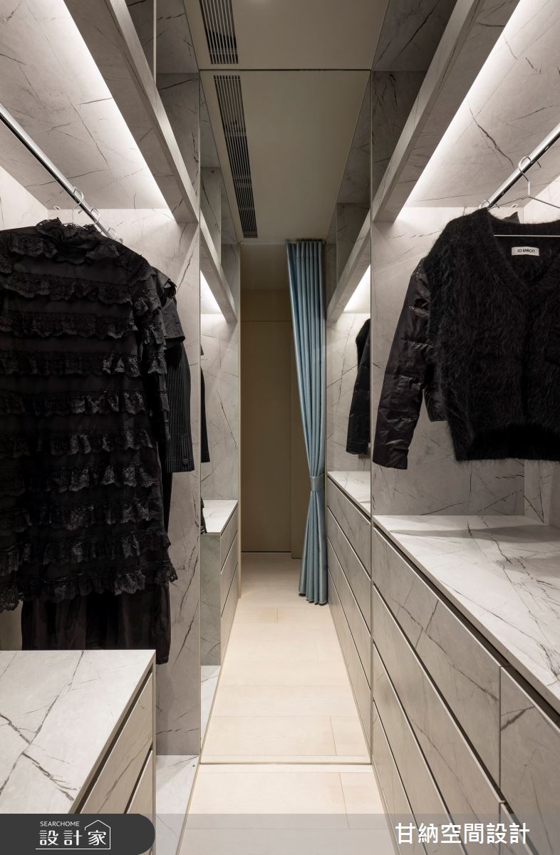 33坪新成屋(5年以下)＿混搭風更衣間案例圖片＿甘納空間設計＿甘納_59之27